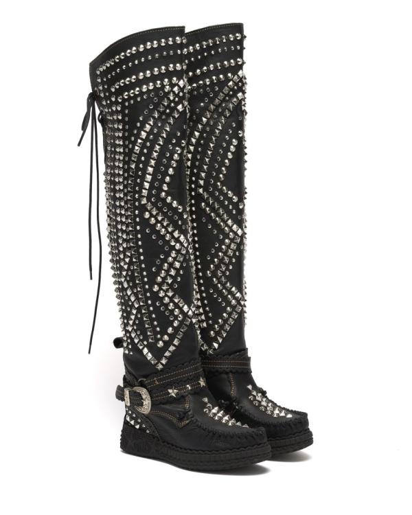 STIVALE INDIANINO CON ZEPPA EXTREME LIMITED CALF BLACK