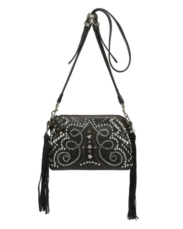 BORSA IN PELLE BORCHIATA BRIONY LIMITED CALF BLACK