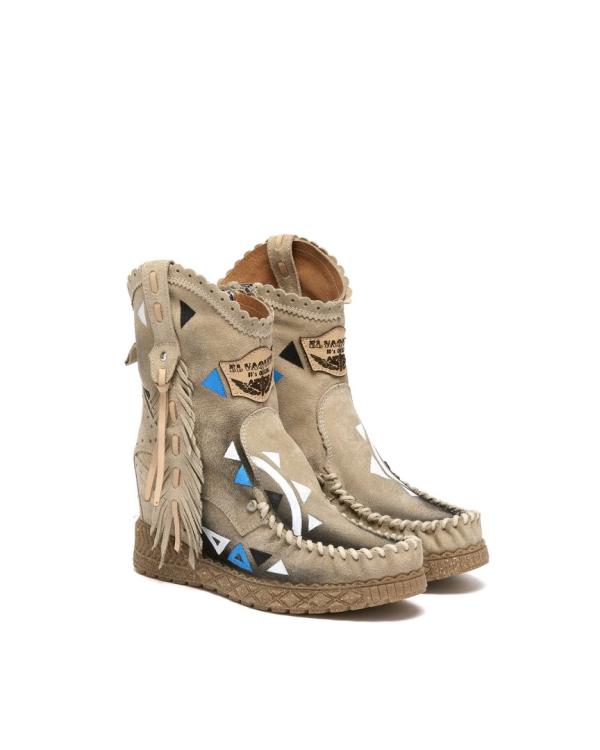 STIVALE INDIANINO CON ZEPPA DINAH SILVERSTONE CORDA LIMITED
