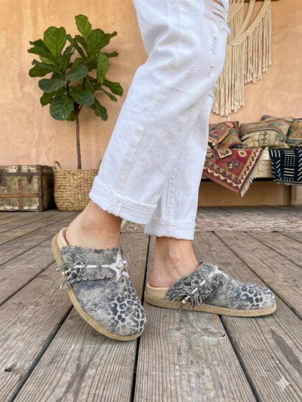 PADDED LEATHER SLIP-ON JULIETTE LEOMARBLE ECRU