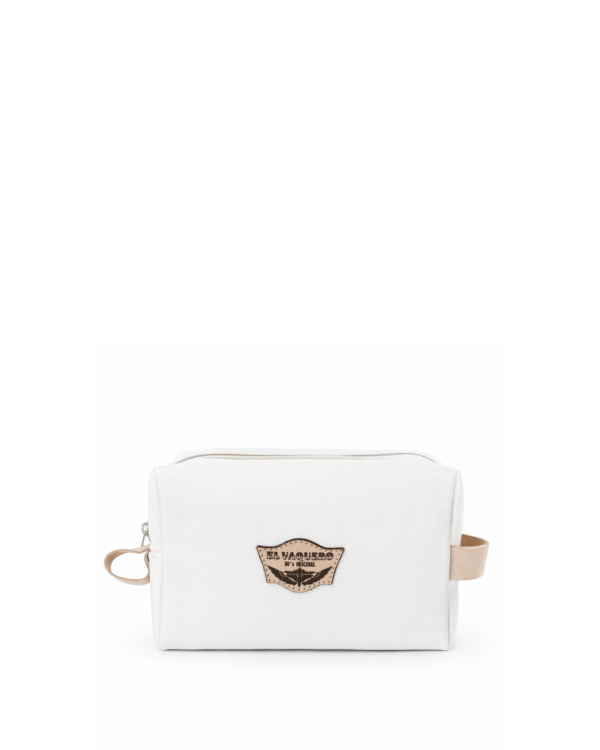LEATHER BEAUTY CASE BEAUTY OPTICAL WHITE