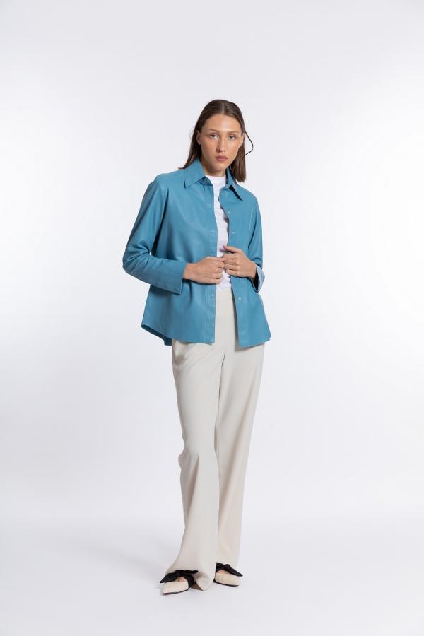 CAMICIA IN PELLE