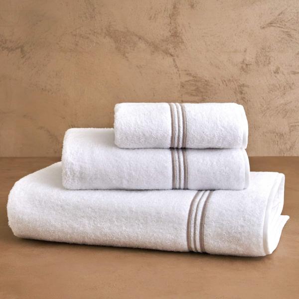 Asciugamani bianchi viso + ospite Luxury