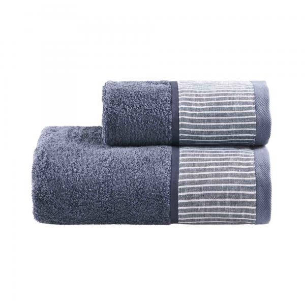 Püskül - Set di 6 asciugamani per mani e viso, 100% cotone turco, per