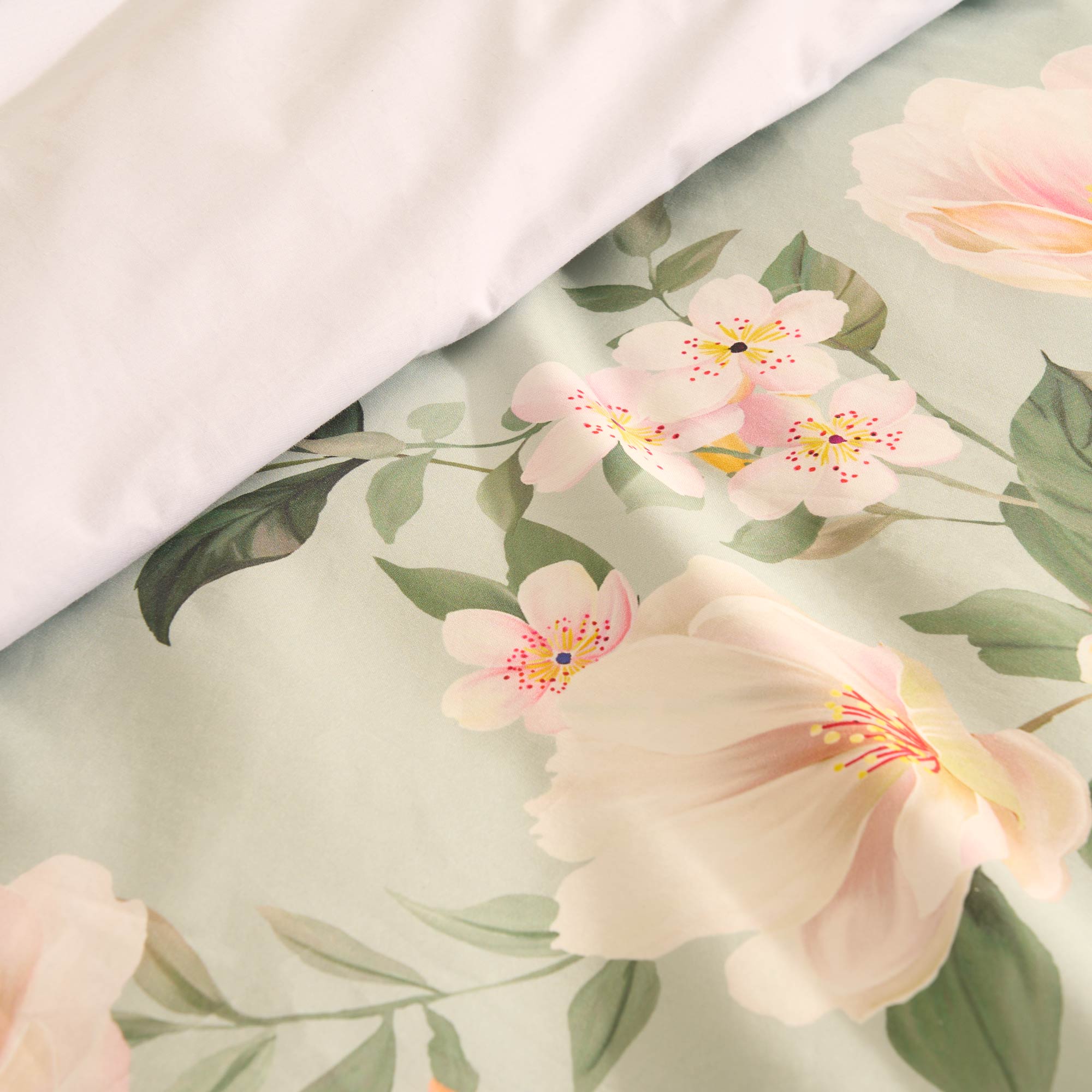 CÔTE DECO Parure da letto con copripiumino 220 x 240 cm + 2 federe 63 x 63 cm, set copripiumino per 2 persone geometriche, 100% cotone biologico