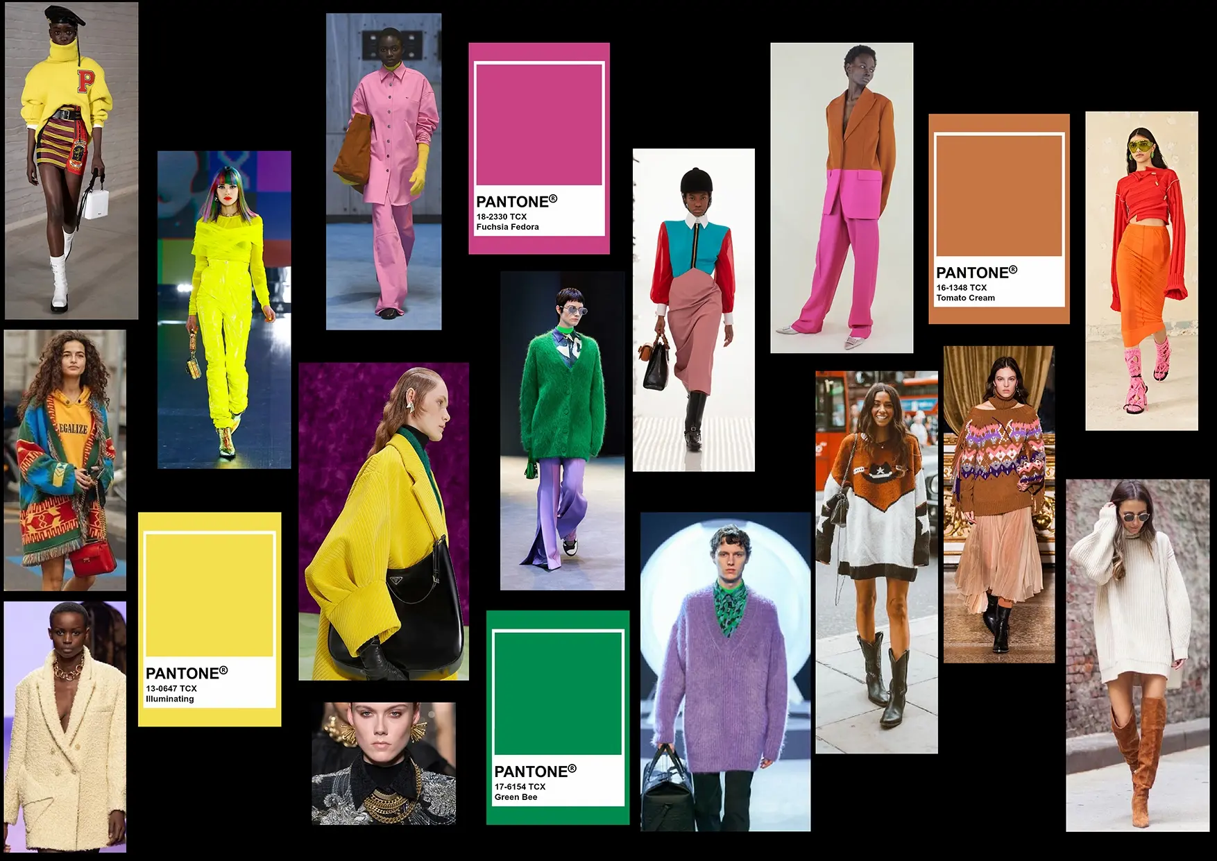 COLOUR THERAPY ON THE CATWALK