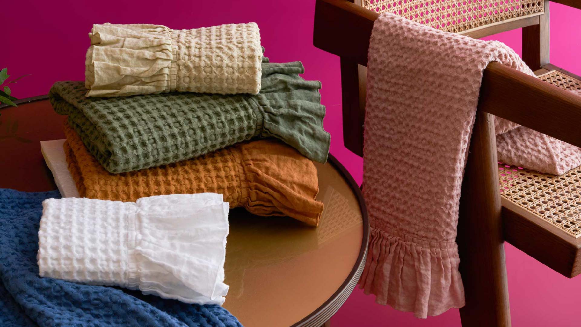 Chakir Turkish Linens Asciugamani turchi di qualità alberghiera e da spa, 100% cotone di alta qualità, morbidi e assorbenti (4 pezzi, navy
